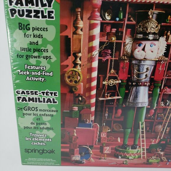 Hallmark Nutcracker Springbok Family Jigsaw Puzzle Workshop Vintage 2001 NEW USA - Picture 3 of 12